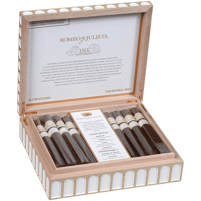 Romeo Y Julieta 150Th Anniversary Crescendo 16 Ct. Box 7.00X50