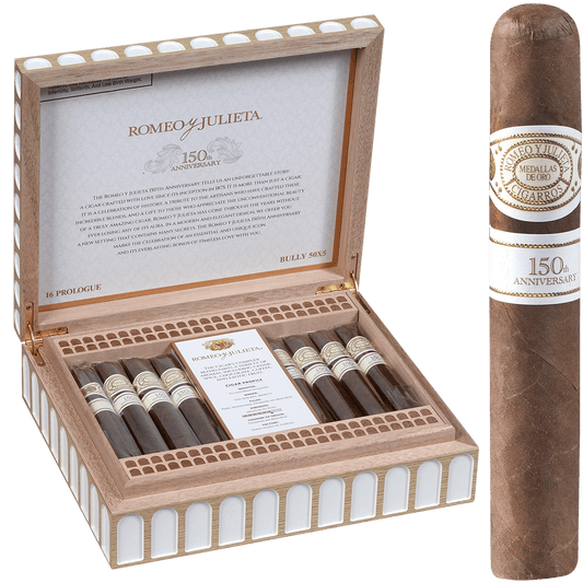 Romeo Y Julieta 150Th Anniversary Prologue 16 Ct. Box 5.00X50