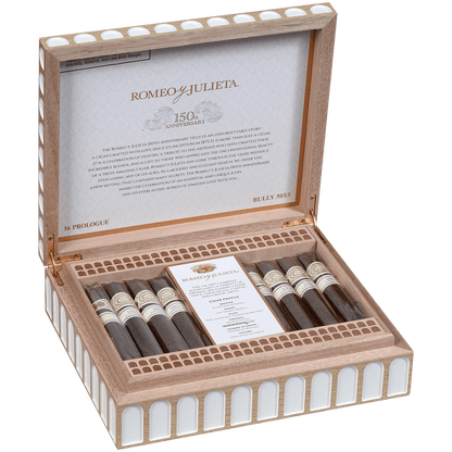 Romeo Y Julieta 150Th Anniversary Prologue 16 Ct. Box 5.00X50