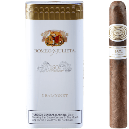 Romeo Y Julieta 150Th Anniversary Balconet 12/3 Tin Display 6.00X54