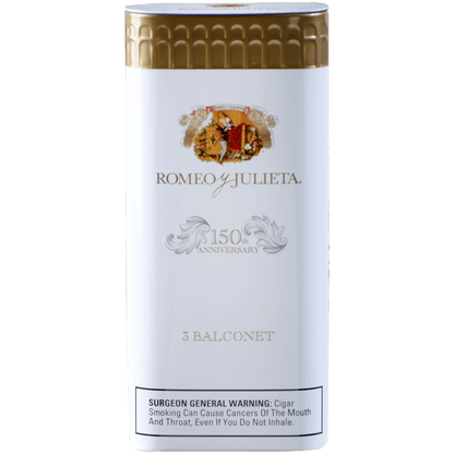 Romeo Y Julieta 150Th Anniversary Balconet 12/3 Tin Display 6.00X54