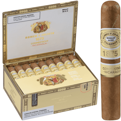 Romeo Y Julieta 1875 Connecticut Nicaragua Bully 25 Ct. Box 5.00X50