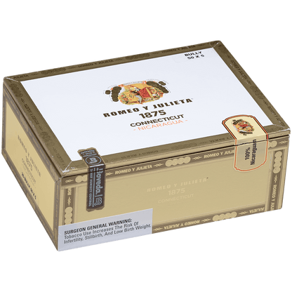 Romeo Y Julieta 1875 Connecticut Nicaragua Bully 25 Ct. Box 5.00X50