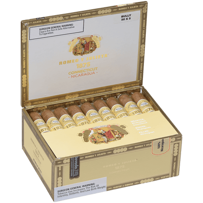 Romeo Y Julieta 1875 Connecticut Nicaragua Bully 25 Ct. Box 5.00X50