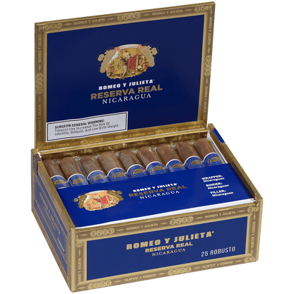 Romeo Y Julieta Reserva Real Nicaragua Robusto 25 Ct. Box 5.00X51