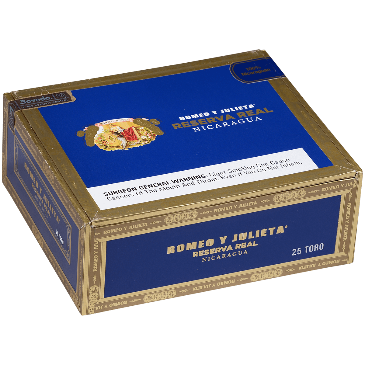 Romeo Y Julieta Reserva Real Nicaragua Toro 25 Ct. Box 6.00X54