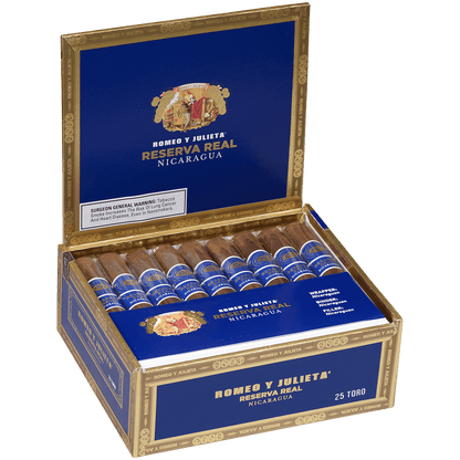 Romeo Y Julieta Reserva Real Nicaragua Toro 25 Ct. Box 6.00X54