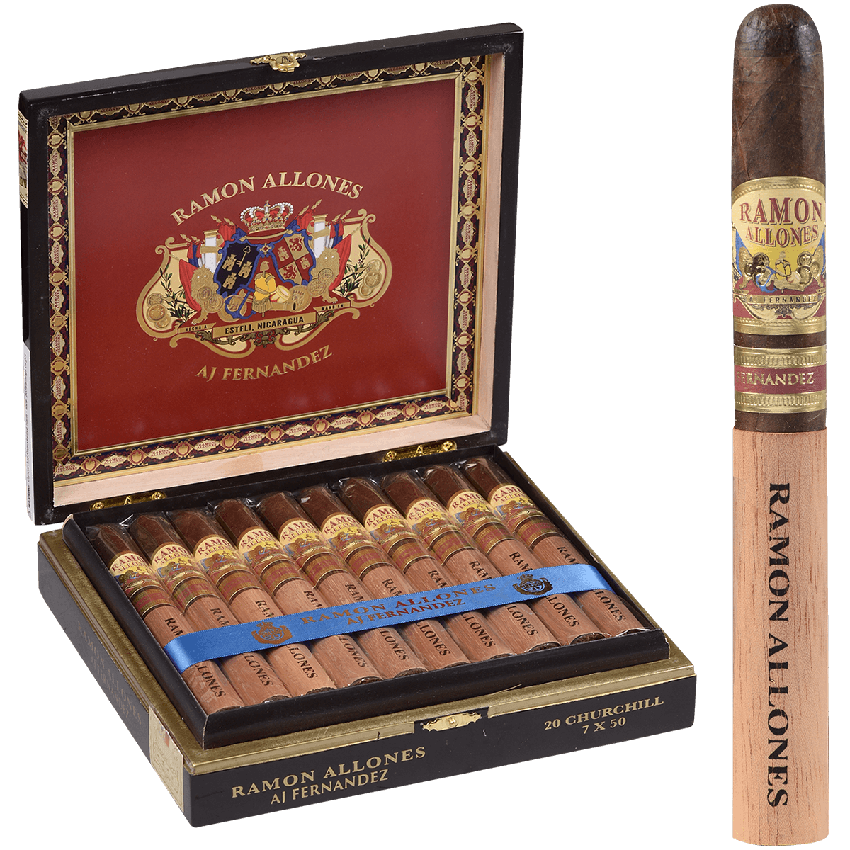 Aj Fernandez Ramon Allones Churchill 20Ct. Box 7.00 X 50