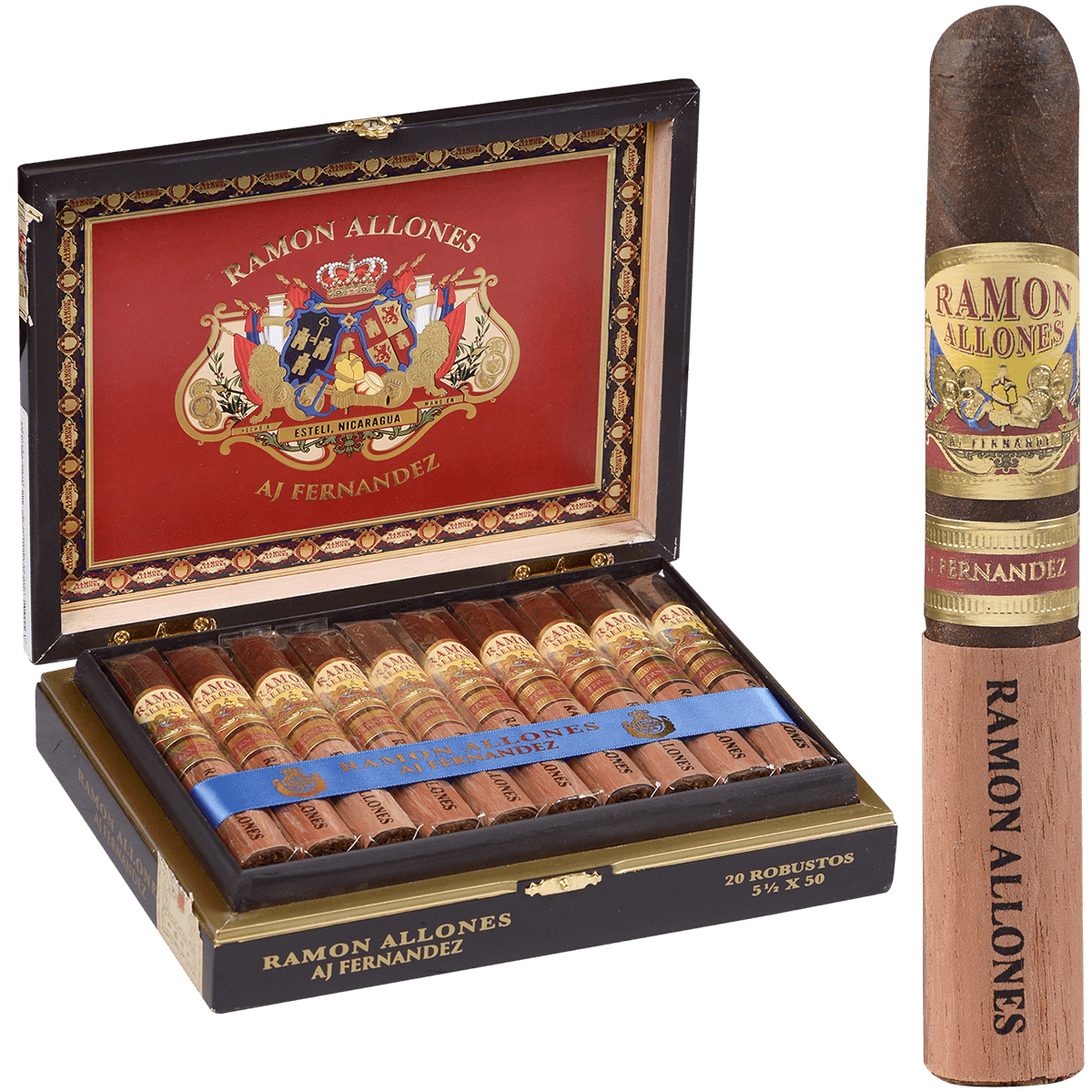Aj Fernandez Ramon Allones Robusto 20Ct. Box 5.50X54