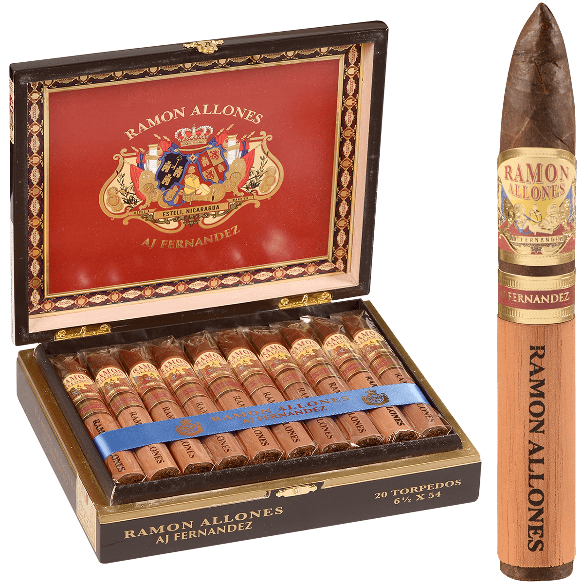 Aj Fernandez Ramon Allones Torpedo 20Ct. Box 6.50 X 54