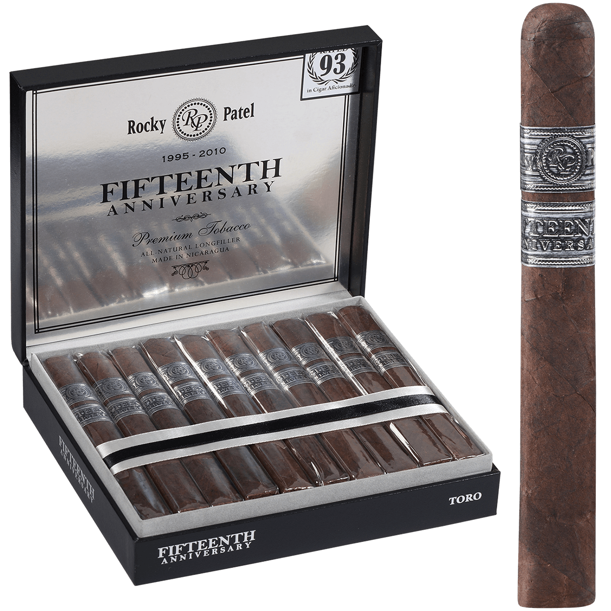 Rocky Patel 15Th Anniversary Toro 20 Ct. Box 6.50X52