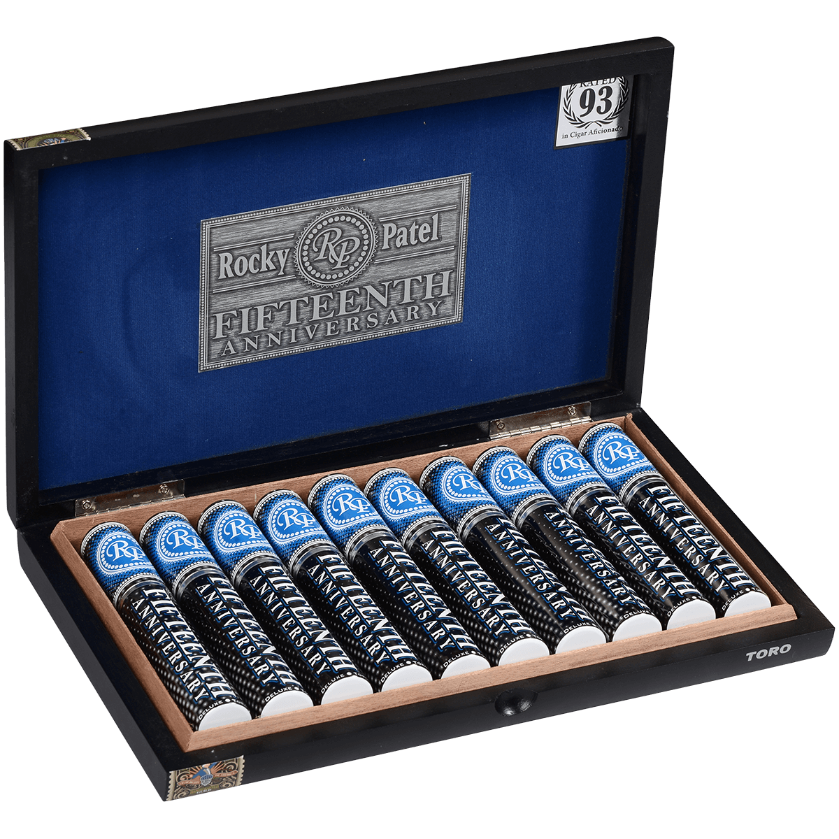 Rocky Patel 15Th Anniversary Deluxe Tubo 10 Ct. Box 6.00X50