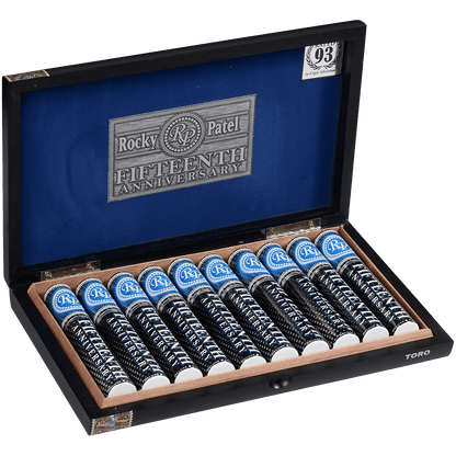 Rocky Patel 15Th Anniversary Deluxe Tubo 10 Ct. Box 6.00X50