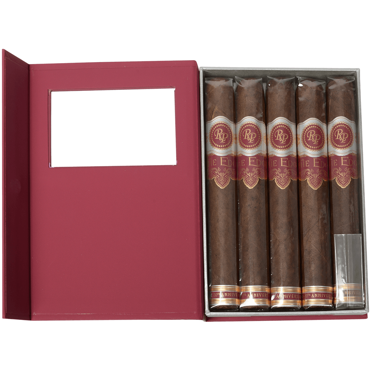 Rocky Patel The Edge 20 Th Anniversary Toro Sampler Gift Pack 5 Ct. 6.00X52