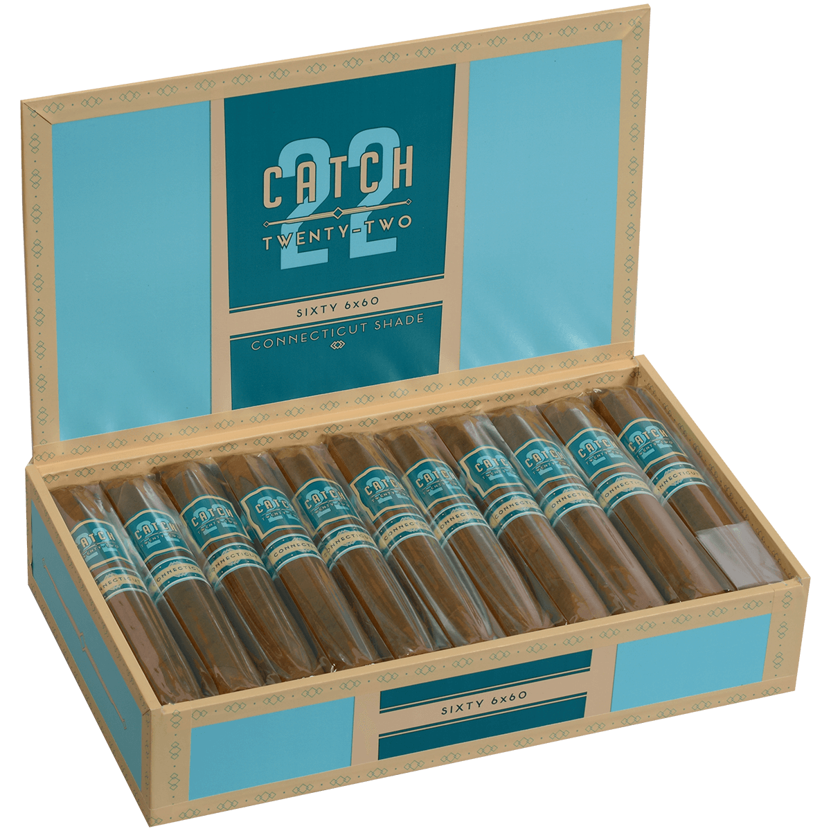 Catch 22 Connecticut By Rocky Patel Sixty 22 Ct. Box 6.00X60