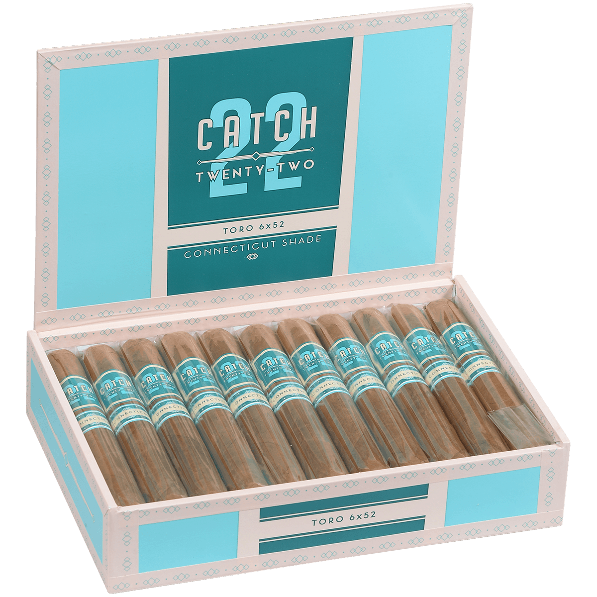 Catch 22 Connecticut By Rocky Patel Toro 22 Ct. Box 6.00X52