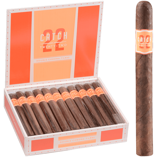 Catch 22 By Rocky Patel Double Corona 22 Ct. Box 7.00X52