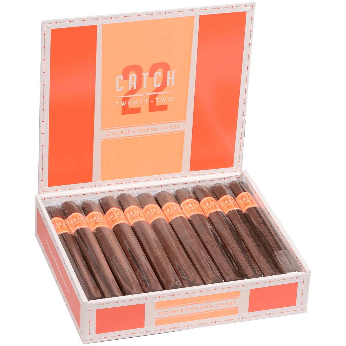 Catch 22 By Rocky Patel Double Corona 22 Ct. Box 7.00X52