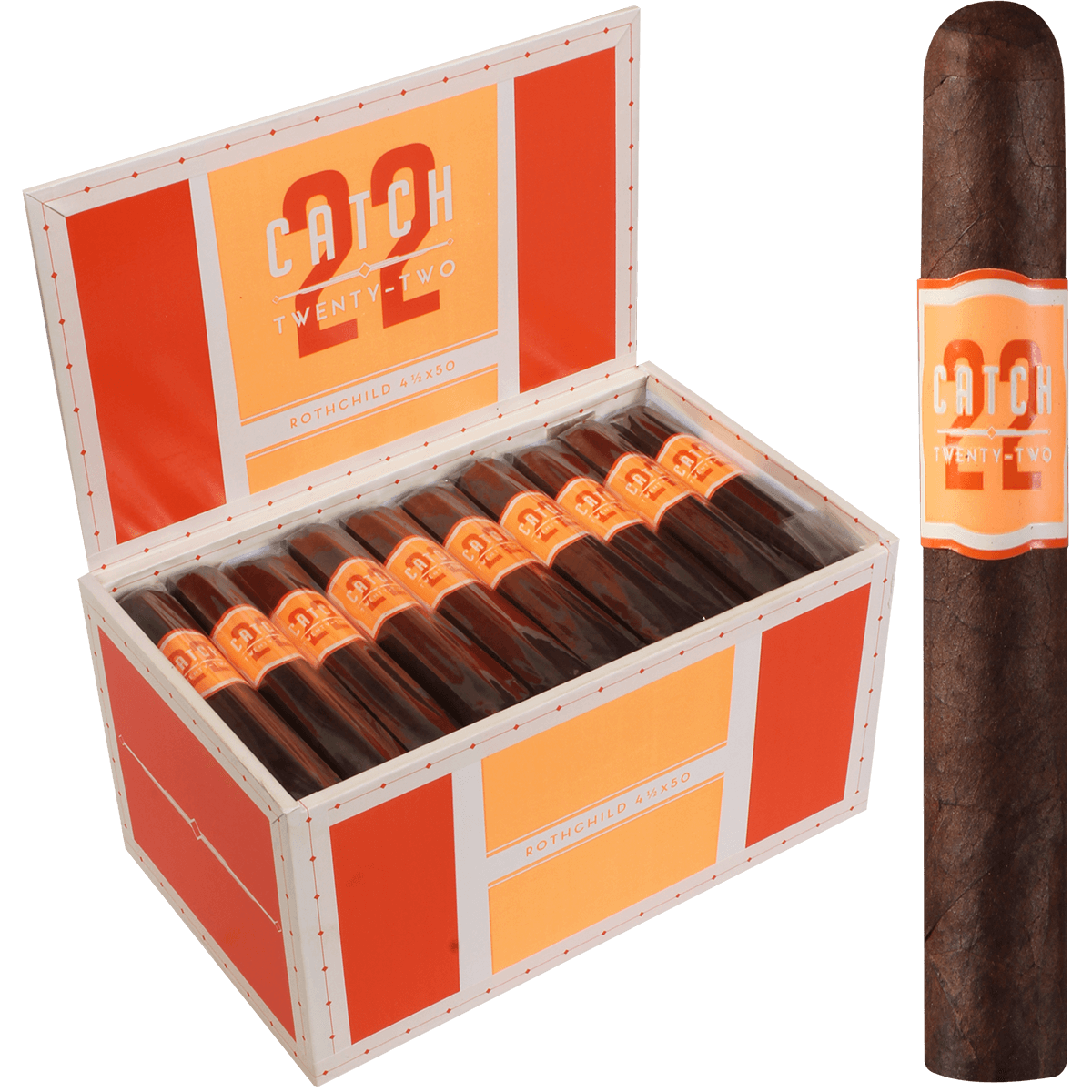 Catch 22 By Rocky Patel Rothchild 50 Ct. Box 4.50X50