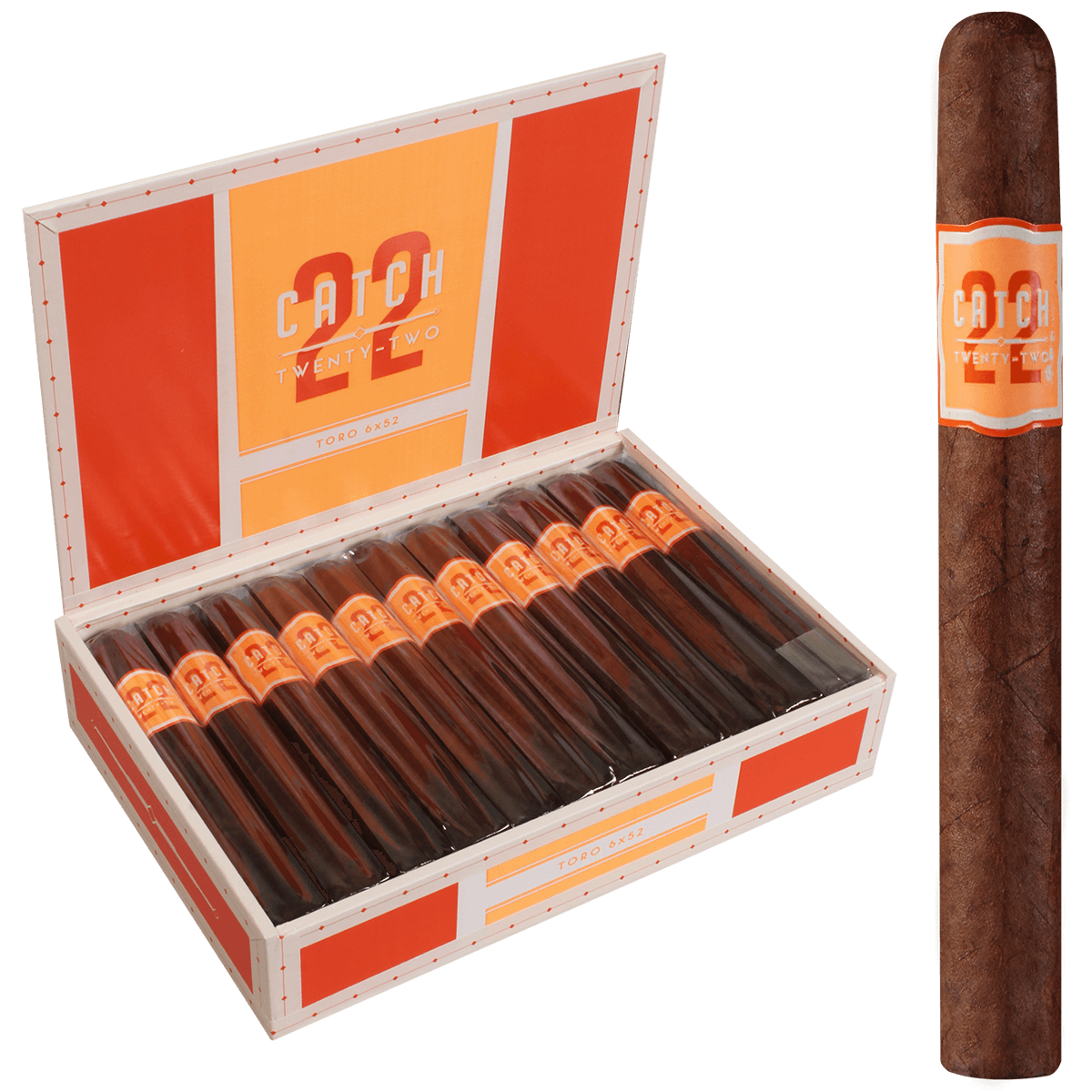 Catch 22 By Rocky Patel Toro 22 Ct. Box 6.00X52