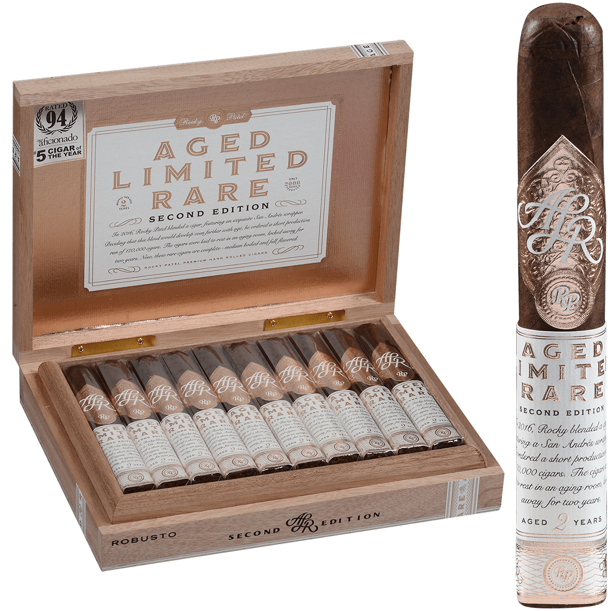 Rocky Patel A.L.R Second Edition 20 Ct Robusto 5.50X50
