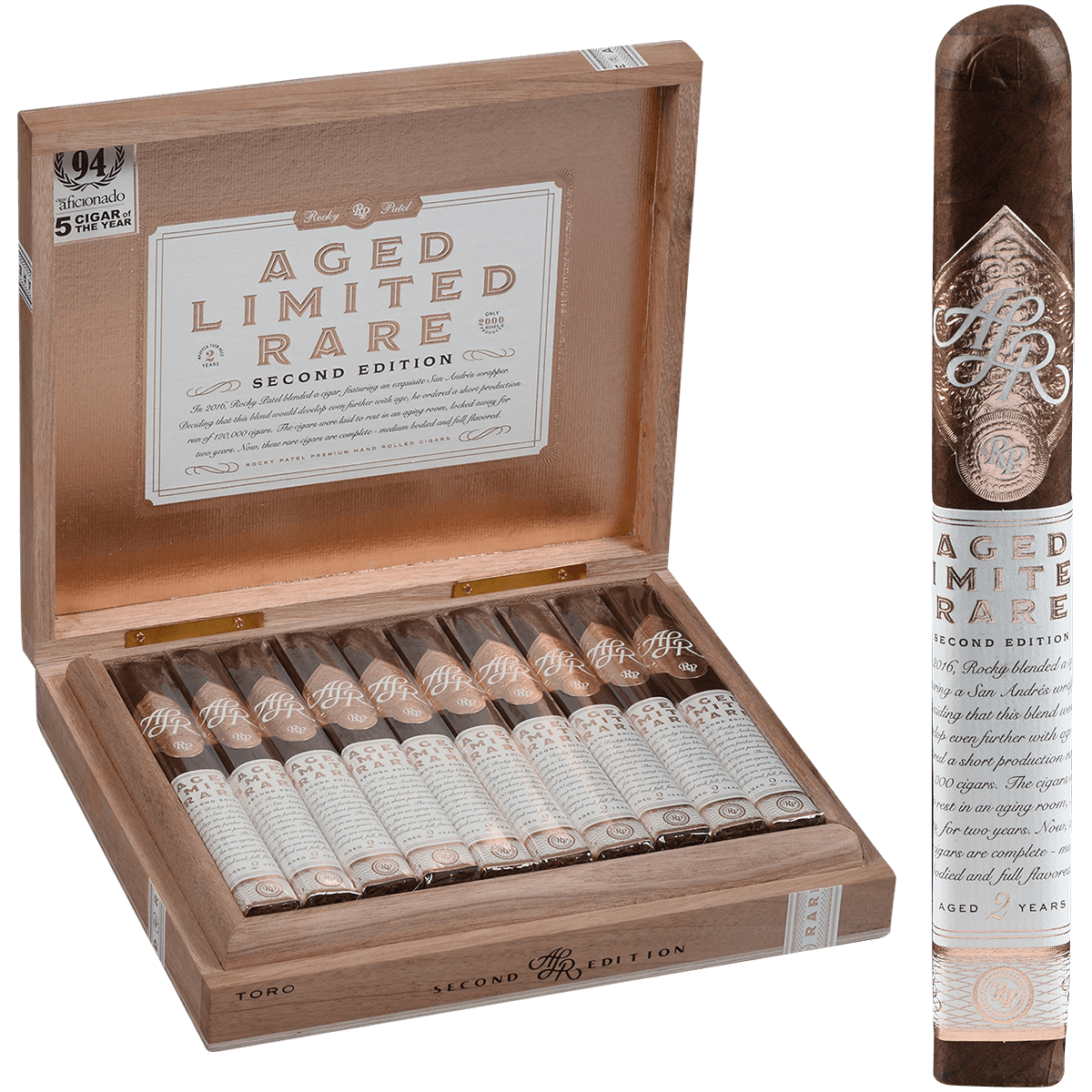 Rocky Patel A.L.R Second Edition 20 Ct Toro 6.50X52