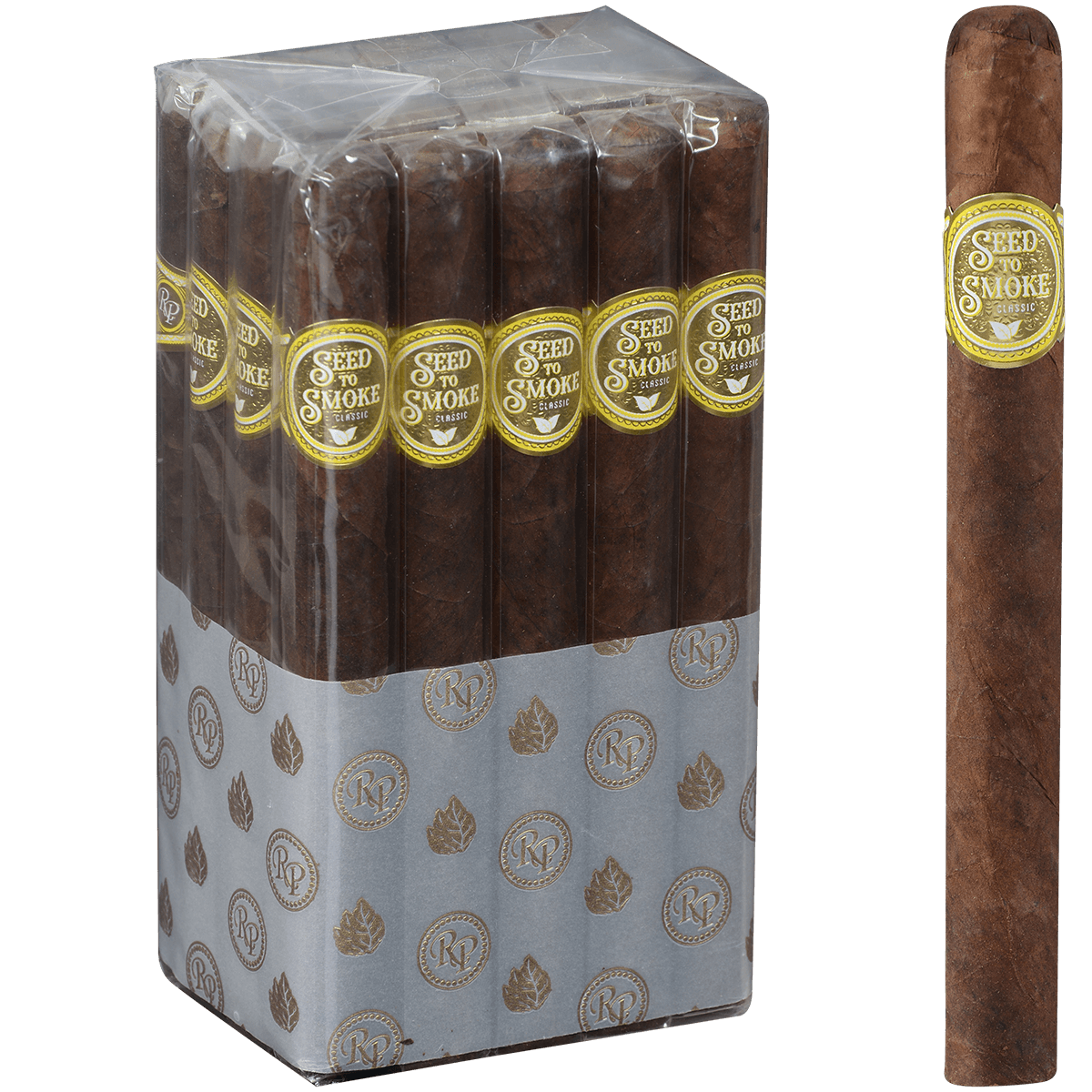 Rocky Patel Seed To Smoke Classic Churchill 20 Ct. Bundle 7.00X48