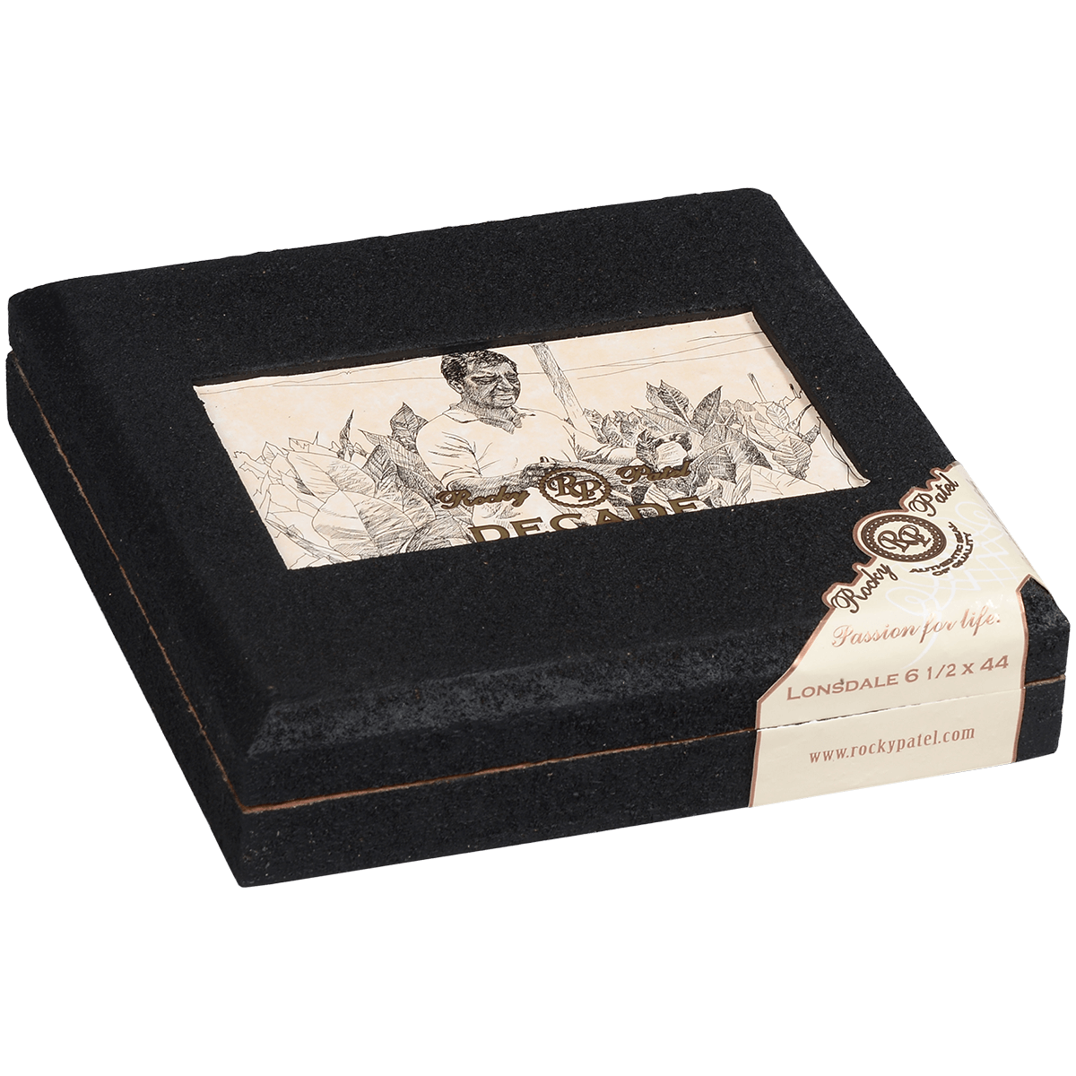 Rocky Patel Decade Box-Pressed Lonsdale 20 Ct. Box 6.50X44