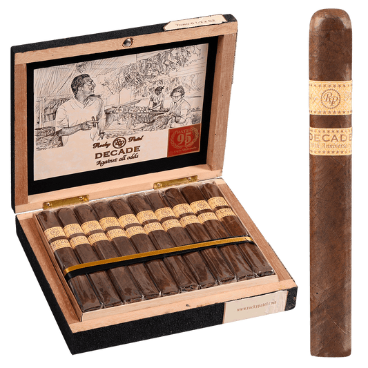 Rocky Patel Decade Box-Pressed Toro 20 Ct. Box 6.50X52
