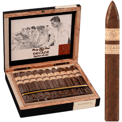 Rocky Patel Decade Box-Pressed Torpedo 20 Ct. Box 6.50X52