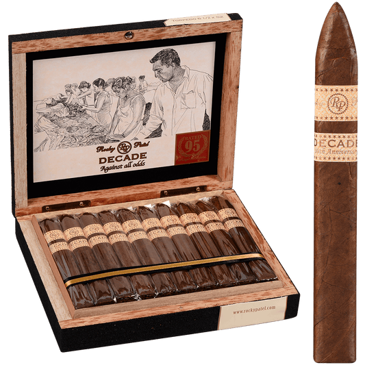 Rocky Patel Decade Box-Pressed Torpedo 20 Ct. Box 6.50X52