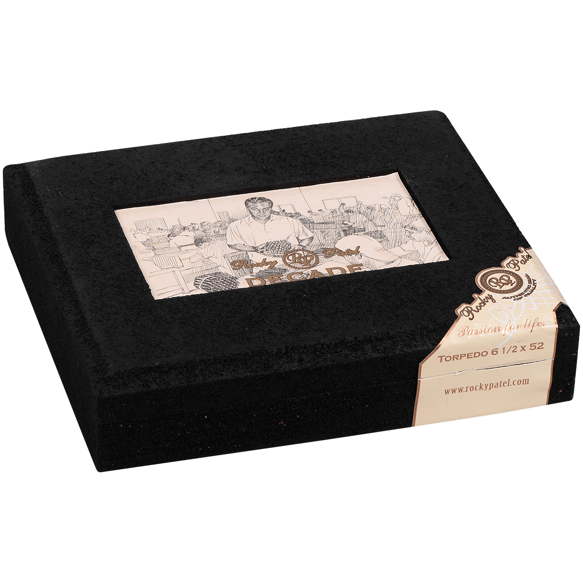 Rocky Patel Decade Box-Pressed Torpedo 20 Ct. Box 6.50X52