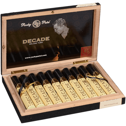 Rocky Patel Decade Box-Pressed Toro Tubos 10 Ct. Box 6.50X52
