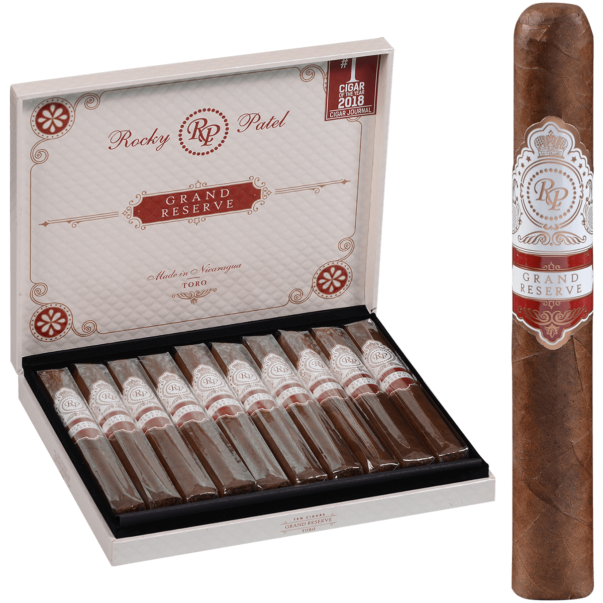 Rocky Patel Grand Reserve 10 Ct Toro 6.00X52