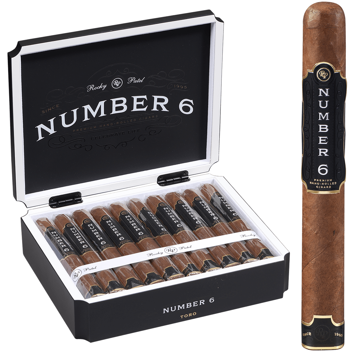 Rocky Patel Number 6 Toro 20 Ct. Box 6.50X52