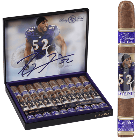 Rocky Patel Ray Lewis Legends 52 10 Ct. Box 6.50X52