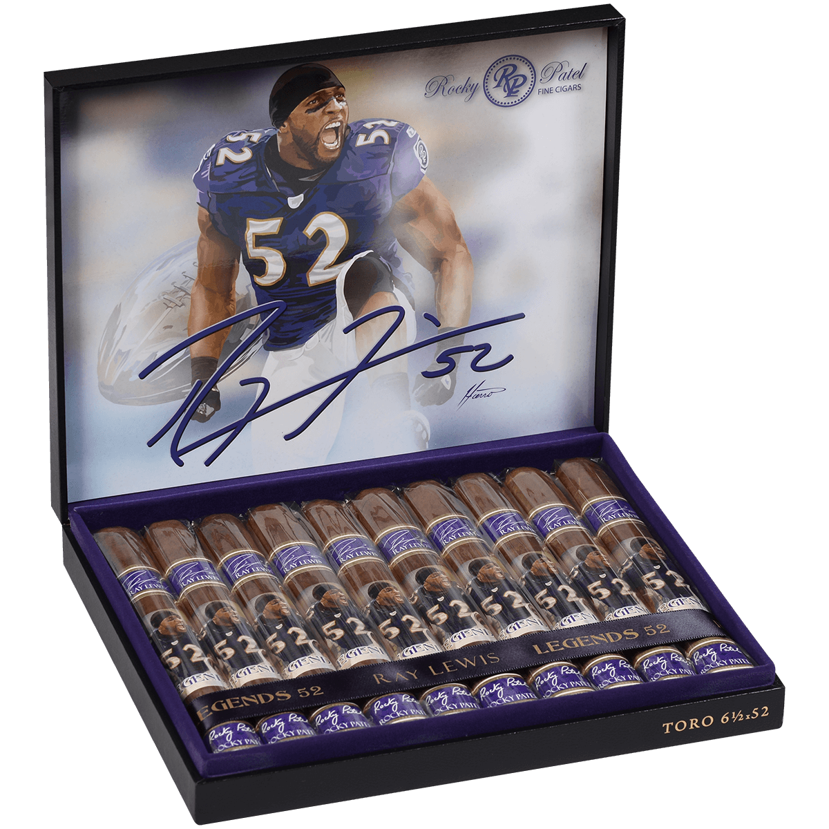Rocky Patel Ray Lewis Legends 52 10 Ct. Box 6.50X52