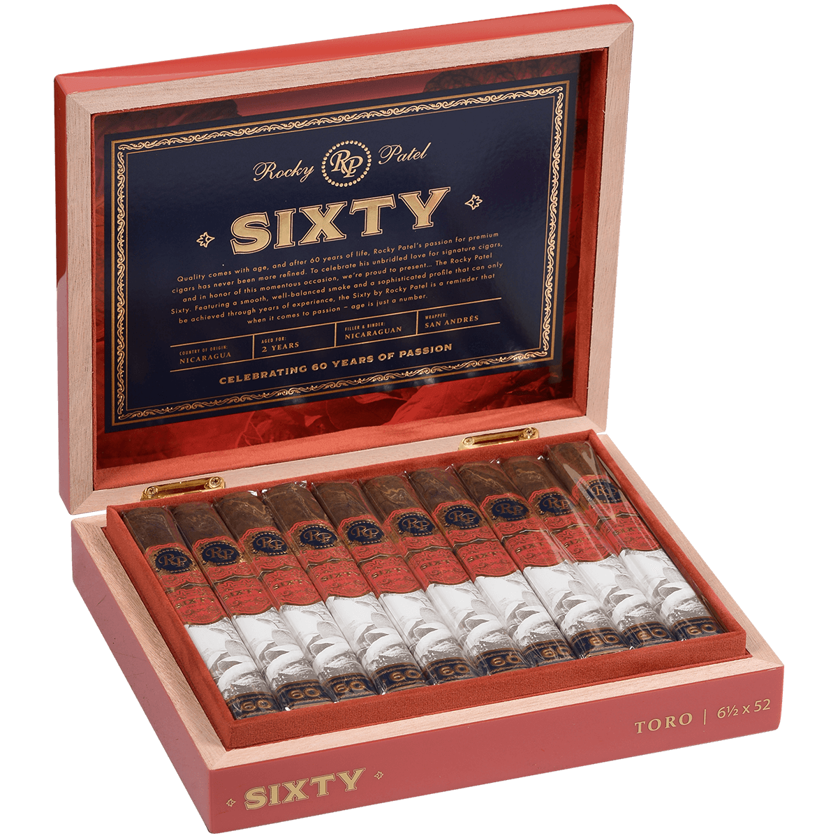 Rocky Patel Sixty Toro 20 Ct. Box 6.50X52