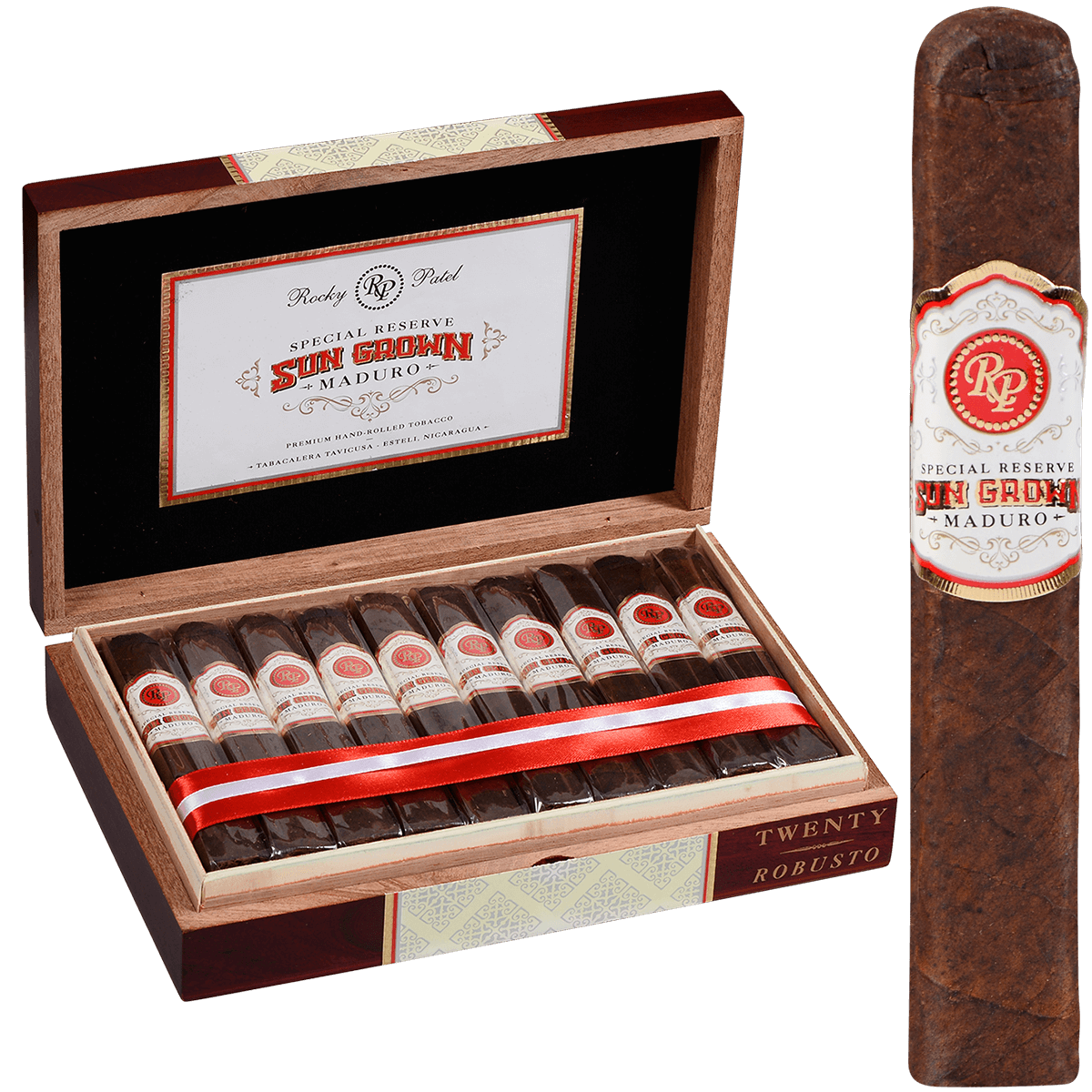 Rocky Patel Sun Grown Maduro Robusto 20 Ct. Box 5.00X50