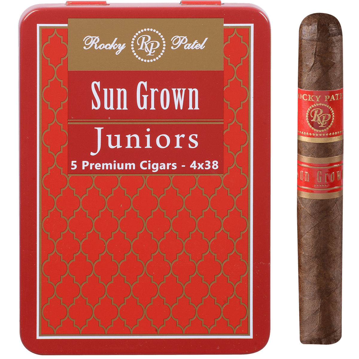 Rocky Patel Sun Grown Juniors 10/5 Packs 4.00X38