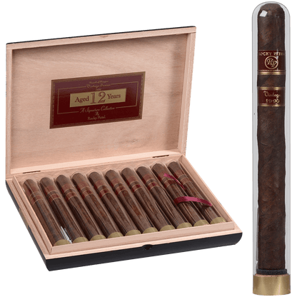 Rocky Patel Vintage 1990 Churchill Tubos 10 Ct. Box 7.00X48
