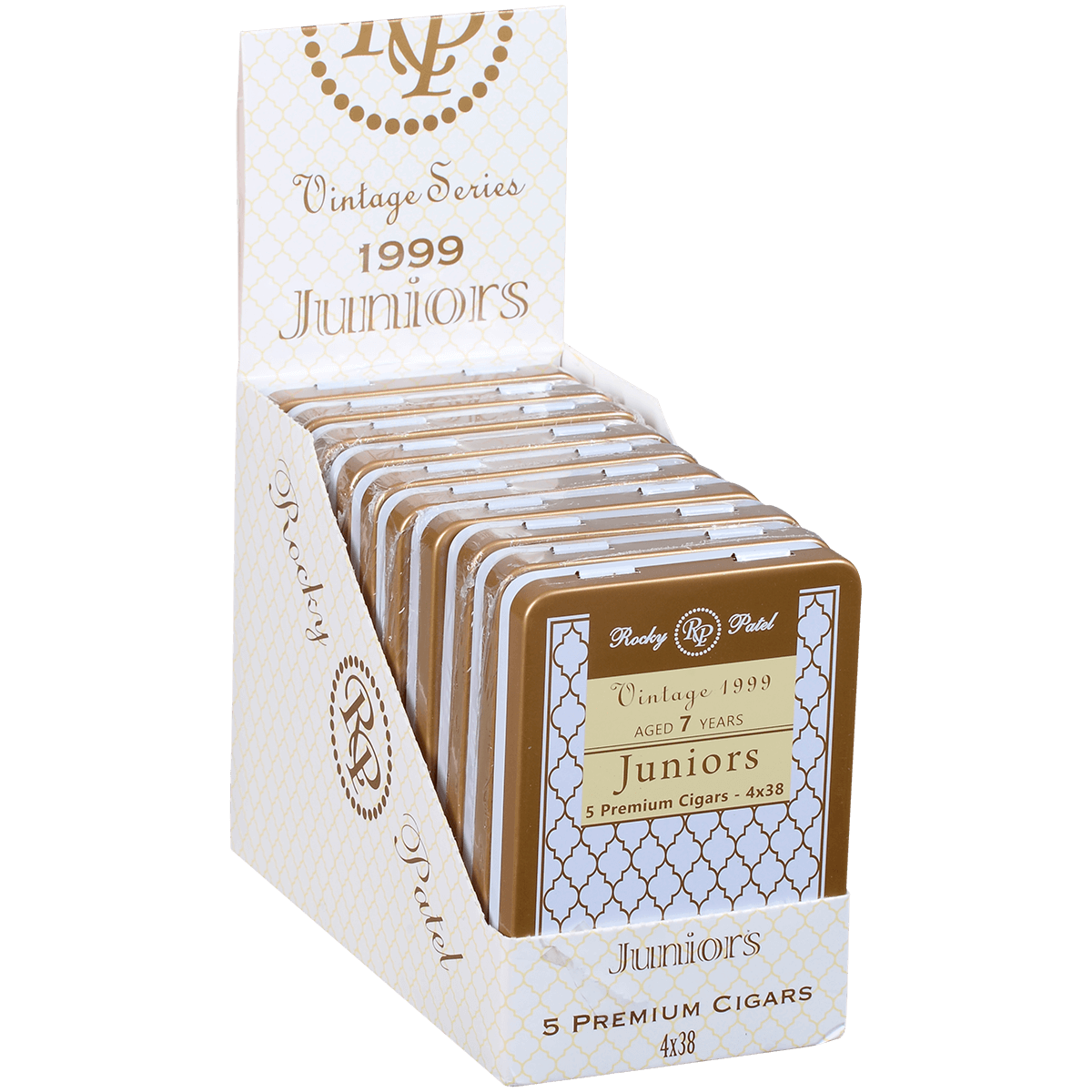 Rocky Patel Vintage 1999 Connecticut Juniors 10/5 Packs 4.00X38