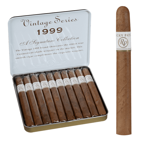 Rocky Patel Vintage 1999 Connecticut Mini'S 10/10 Tins 4.25X32