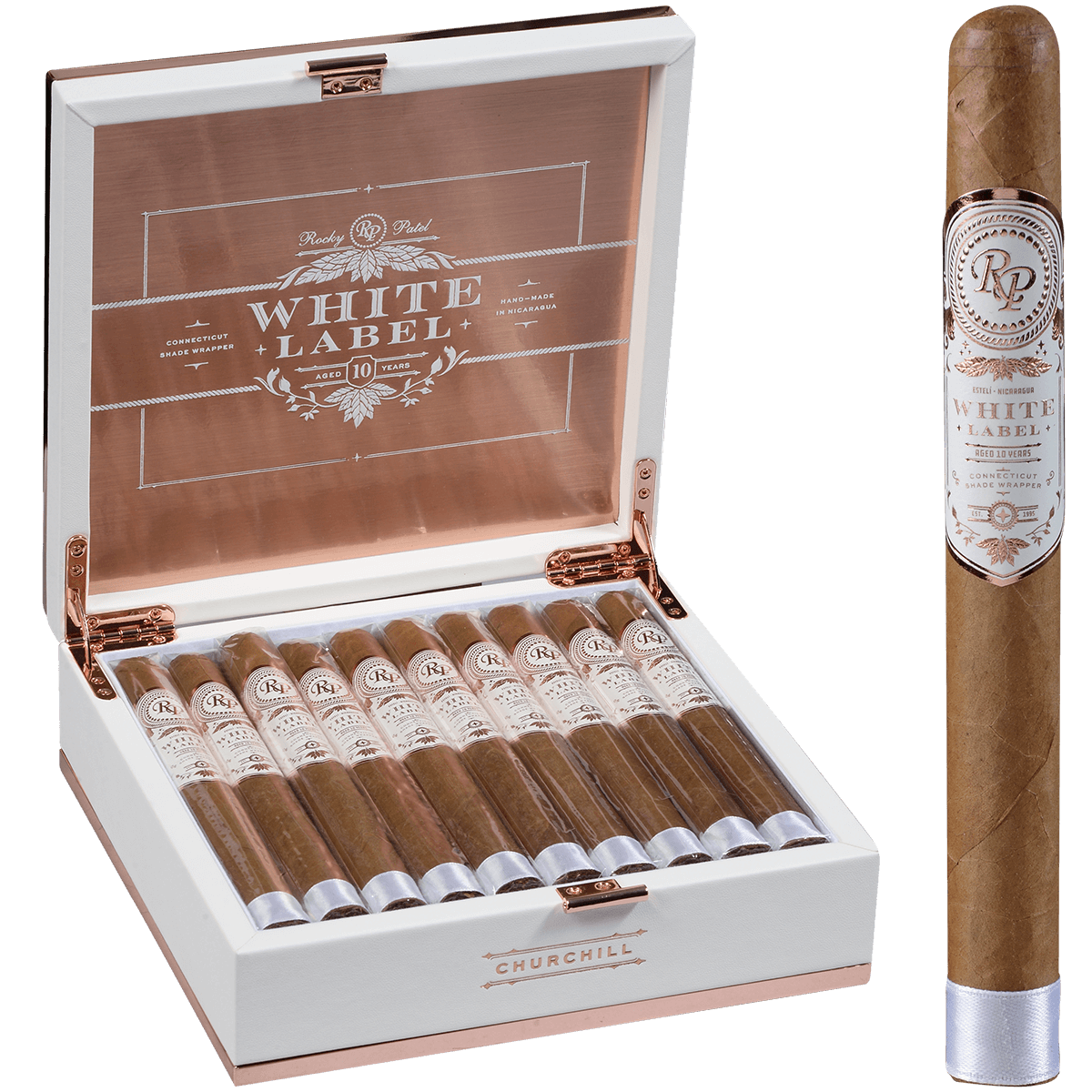 Rocky Patel White Label Churchill 20 Ct. Box 7.00X48