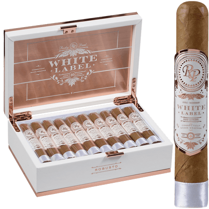 Rocky Patel White Label Robusto 20 Ct. Box 5.00X50