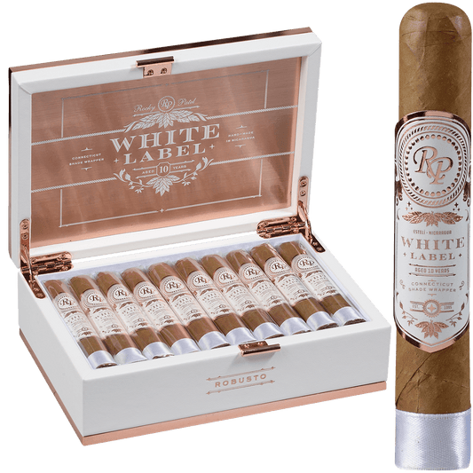 Rocky Patel White Label Robusto 20 Ct. Box 5.00X50