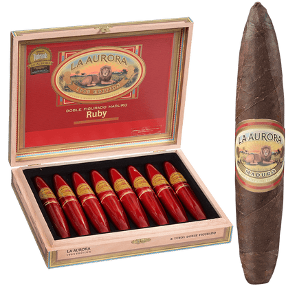 La Aurora Preferidos Ruby Tube 8Ct Box 5X54