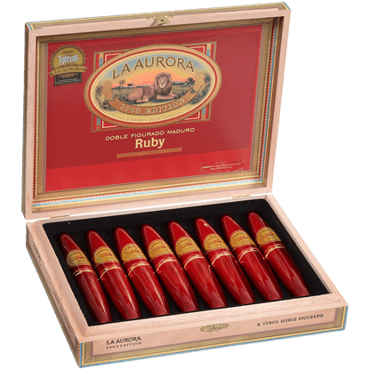La Aurora Preferidos Ruby Tube 8Ct Box 5X54