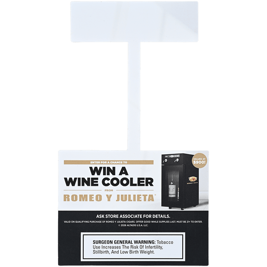 Promo Romeo Y Julieta Wine Cooler Dangler