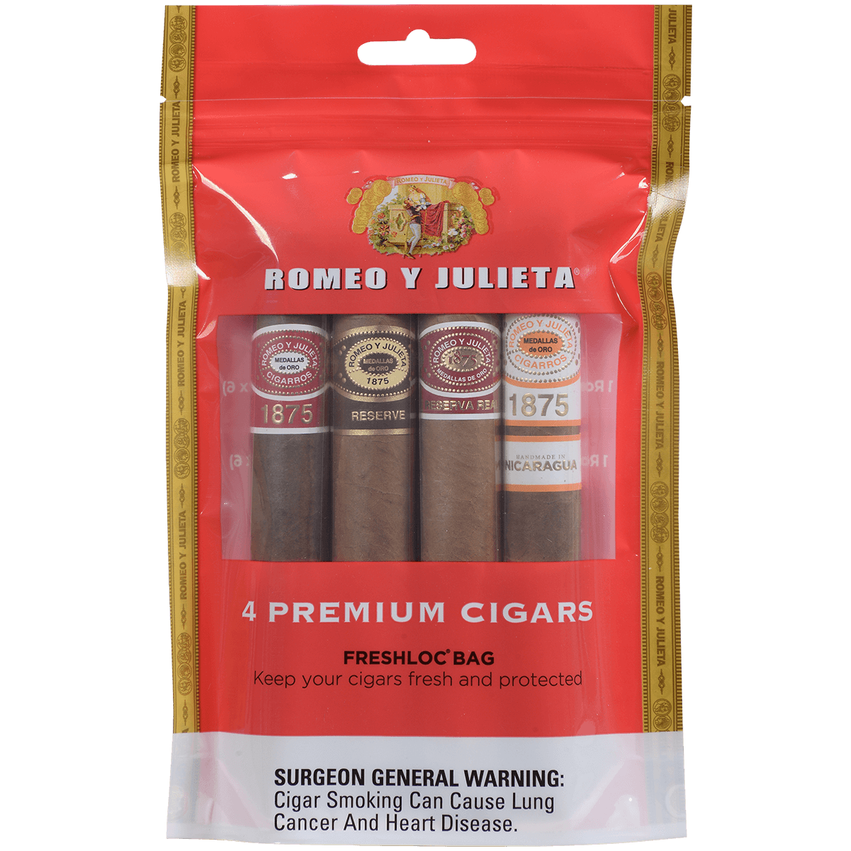 PROMO ROMEO Y JULIETA 4 CT. FRESHLOC PACK